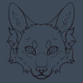 headshot sketch/lines